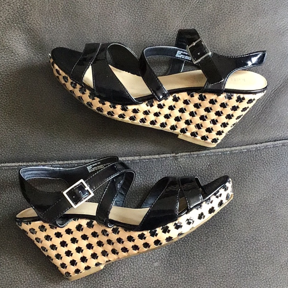 Black & Tan Wedges